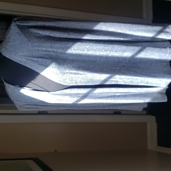 Alex Evenings Light Blue sparkly dress - Picture 9 of 12